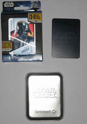 Star Wars 3D lenticular cards with collectible tin